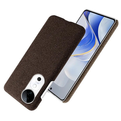 For vivo S19 5G Case Cloth Texture Anti-Scratch Protective PC Phone Cover