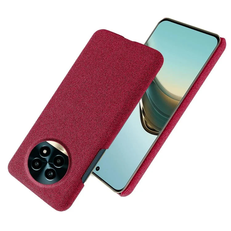 For Realme 13 Pro 5G Case Cloth Texture Anti-Scratch Protective PC Phone Cover