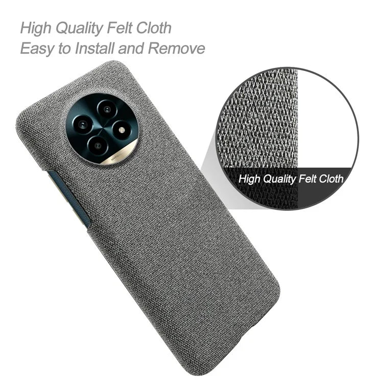 For Realme 13 Pro 5G Case Cloth Texture Anti-Scratch Protective PC Phone Cover