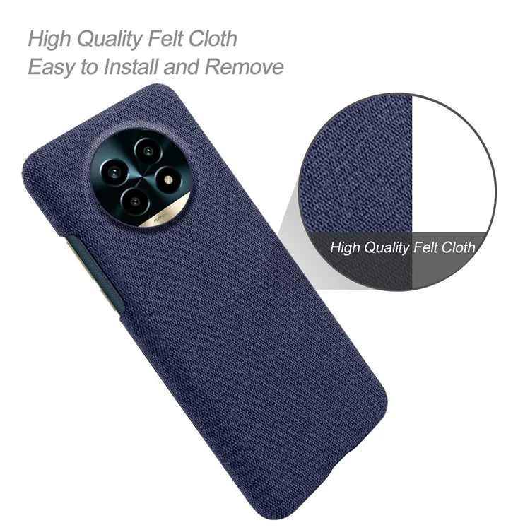 For Realme 13 Pro 5G Case Cloth Texture Anti-Scratch Protective PC Phone Cover