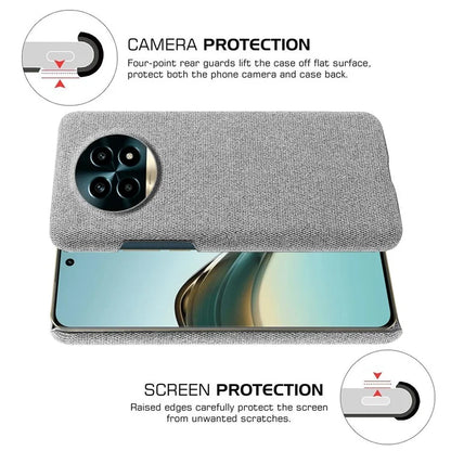 For Realme 13 Pro 5G Case Cloth Texture Anti-Scratch Protective PC Phone Cover