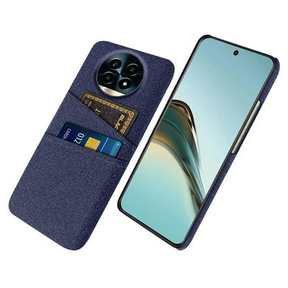 For Realme 13 Pro 5G Case Cloth + Hard PC Phone Cover with Dual Card Slots