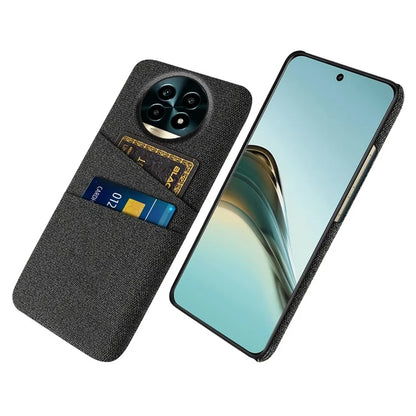 For Realme 13 Pro 5G Case Cloth + Hard PC Phone Cover with Dual Card Slots