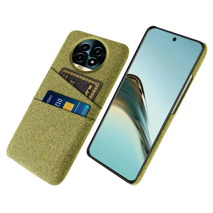 For Realme 13 Pro 5G Case Cloth + Hard PC Phone Cover with Dual Card Slots