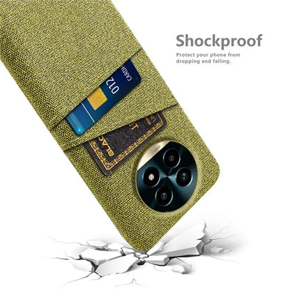 For Realme 13 Pro 5G Case Cloth + Hard PC Phone Cover with Dual Card Slots