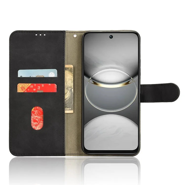 For TECNO Spark 30C Leather Case Skin-Feel Anti-Drop Wallet Flip Phone Cover