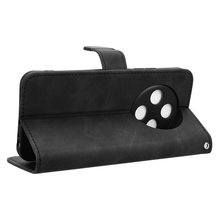 For TECNO Spark 30C Leather Case Skin-Feel Anti-Drop Wallet Flip Phone Cover