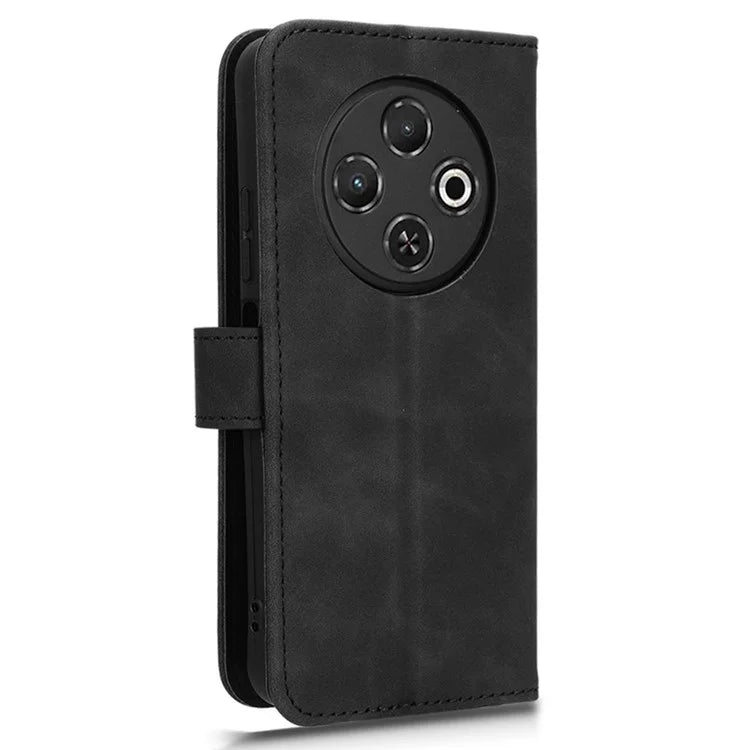 For TECNO Spark 30C Leather Case Skin-Feel Anti-Drop Wallet Flip Phone Cover