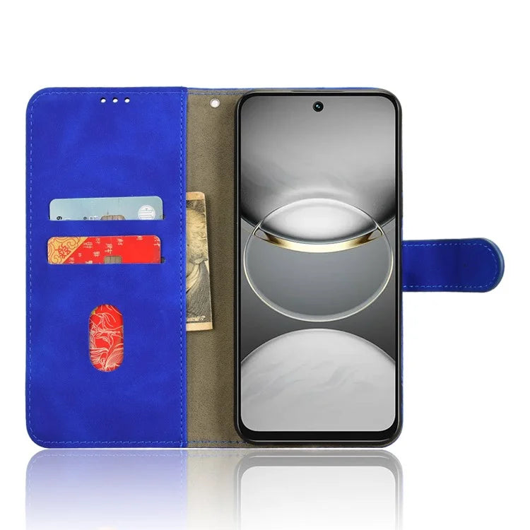 For TECNO Spark 30C Leather Case Skin-Feel Anti-Drop Wallet Flip Phone Cover
