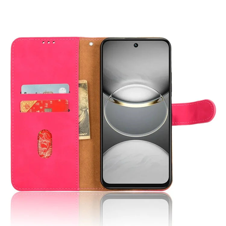 For TECNO Spark 30C Leather Case Skin-Feel Anti-Drop Wallet Flip Phone Cover
