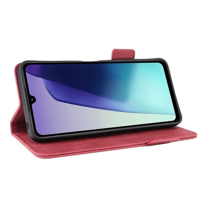 For Xiaomi Redmi 14C 4G Case Leather Wallet Flip Phone Cover with Hardware Decor