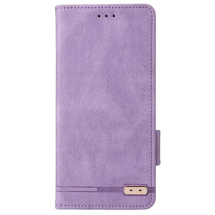 For Xiaomi Redmi 14C 4G Case Leather Wallet Flip Phone Cover with Hardware Decor