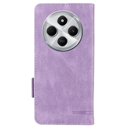 For Xiaomi Redmi 14C 4G Case Leather Wallet Flip Phone Cover with Hardware Decor