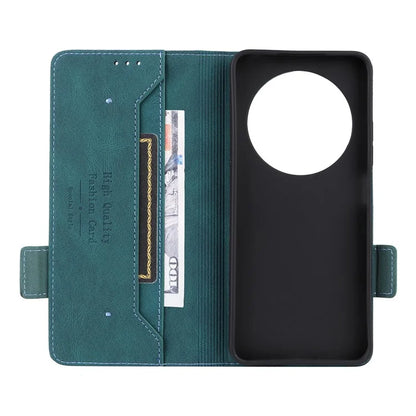 For Xiaomi Redmi 14C 4G Case Leather Wallet Flip Phone Cover with Hardware Decor