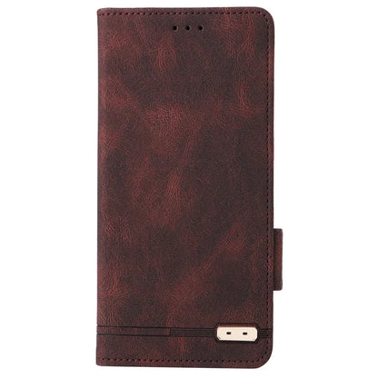For Xiaomi Redmi 14C 4G Case Leather Wallet Flip Phone Cover with Hardware Decor