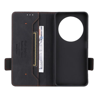 For Xiaomi Redmi 14C 4G Case Leather Wallet Flip Phone Cover with Hardware Decor