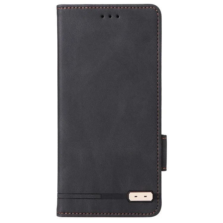 For Xiaomi Redmi 14C 4G Case Leather Wallet Flip Phone Cover with Hardware Decor