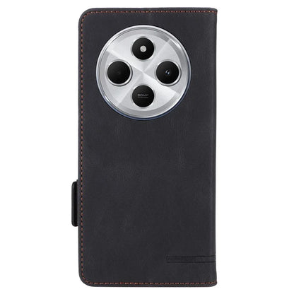 For Xiaomi Redmi 14C 4G Case Leather Wallet Flip Phone Cover with Hardware Decor