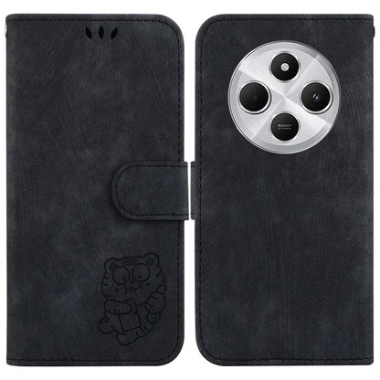 For Xiaomi Redmi 14C 4G Wallet Case Tiger Imprint Leather Shockproof Phone Cover