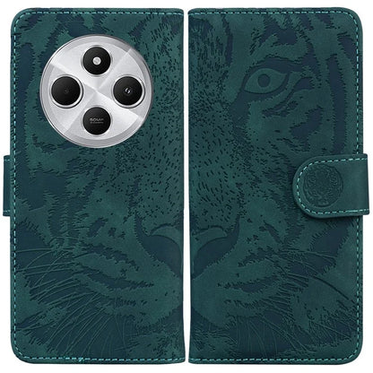 For Xiaomi Redmi 14C 4G Case Tiger Imprint Leather Wallet Phone Cover