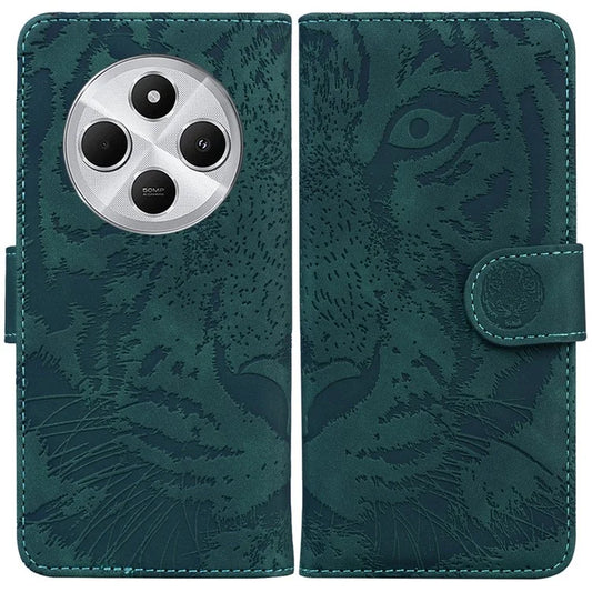 For Xiaomi Redmi 14C 4G Case Tiger Imprint Leather Wallet Phone Cover