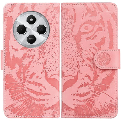 For Xiaomi Redmi 14C 4G Case Tiger Imprint Leather Wallet Phone Cover