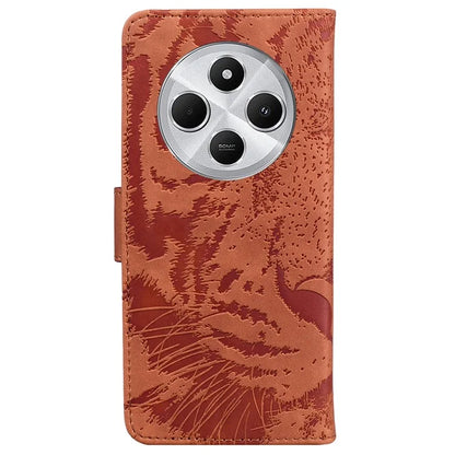 For Xiaomi Redmi 14C 4G Case Tiger Imprint Leather Wallet Phone Cover
