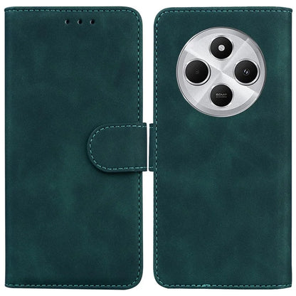 For Xiaomi Redmi 14C 4G Case Solid Color Leather Wallet Phone Cover