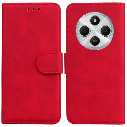 For Xiaomi Redmi 14C 4G Case Solid Color Leather Wallet Phone Cover