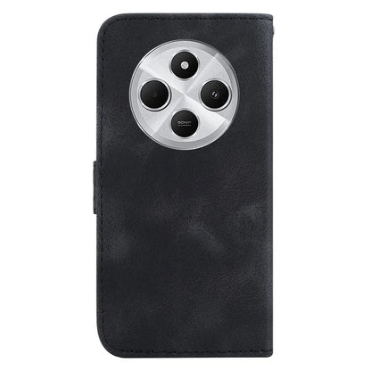 For Xiaomi Redmi 14C 4G Stand Case 7-Shaped Pattern Imprint Leather Phone Cover