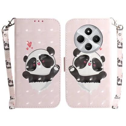 For Xiaomi Redmi 14C 4G Case Pattern Printing Leather Wallet Phone Cover