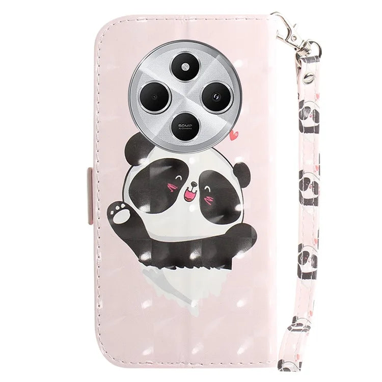 For Xiaomi Redmi 14C 4G Case Pattern Printing Leather Wallet Phone Cover