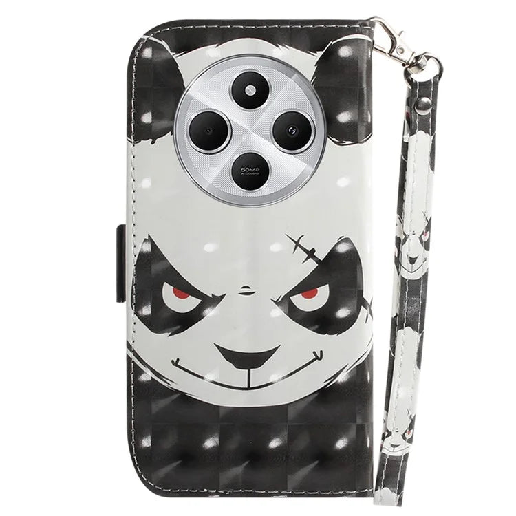 For Xiaomi Redmi 14C 4G Case Pattern Printing Leather Wallet Phone Cover