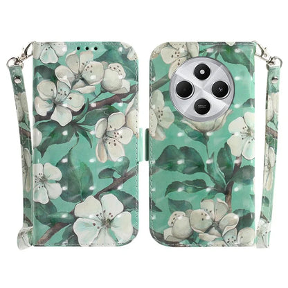 For Xiaomi Redmi 14C 4G Case Pattern Printing Leather Wallet Phone Cover
