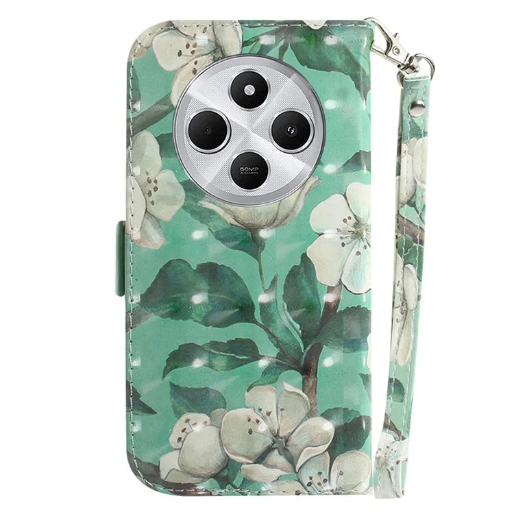 For Xiaomi Redmi 14C 4G Case Pattern Printing Leather Wallet Phone Cover