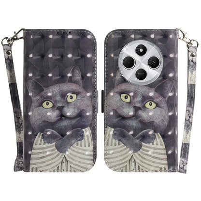 For Xiaomi Redmi 14C 4G Case Pattern Printing Leather Wallet Phone Cover