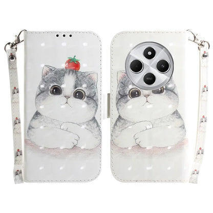 For Xiaomi Redmi 14C 4G Case Pattern Printing Leather Wallet Phone Cover