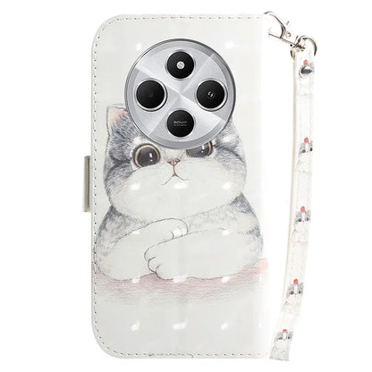 For Xiaomi Redmi 14C 4G Case Pattern Printing Leather Wallet Phone Cover
