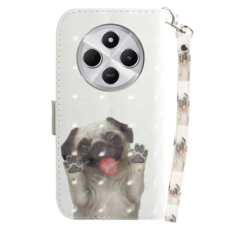 For Xiaomi Redmi 14C 4G Case Pattern Printing Leather Wallet Phone Cover