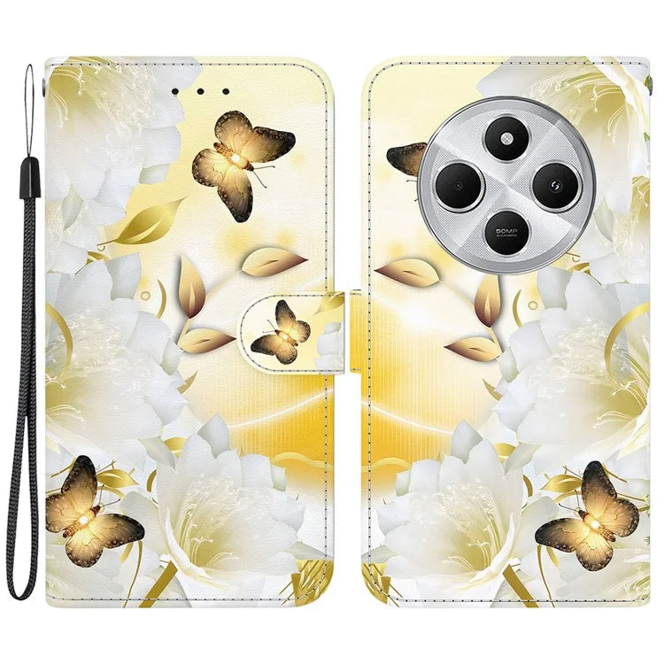 For Xiaomi Redmi 14C 4G Wallet Phone Case Anti-Drop Leather Flip Cover Pattern Printing