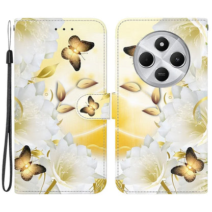 For Xiaomi Redmi 14C 4G Wallet Phone Case Anti-Drop Leather Flip Cover Pattern Printing