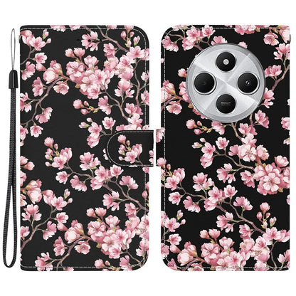 For Xiaomi Redmi 14C 4G Wallet Phone Case Anti-Drop Leather Flip Cover Pattern Printing