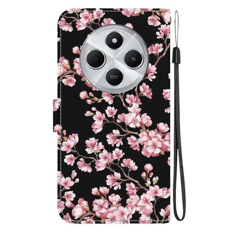 For Xiaomi Redmi 14C 4G Wallet Phone Case Anti-Drop Leather Flip Cover Pattern Printing
