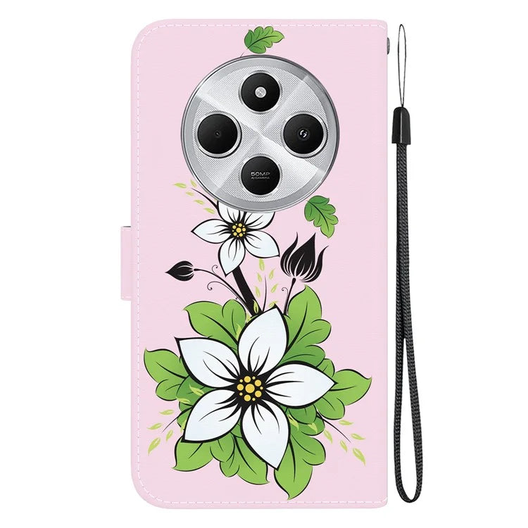 For Xiaomi Redmi 14C 4G Wallet Phone Case Anti-Drop Leather Flip Cover Pattern Printing