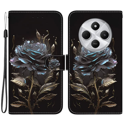 For Xiaomi Redmi 14C 4G Wallet Phone Case Anti-Drop Leather Flip Cover Pattern Printing
