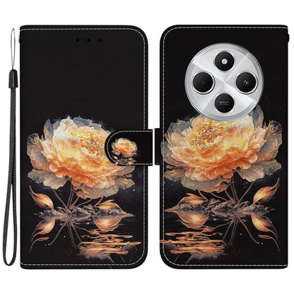 For Xiaomi Redmi 14C 4G Wallet Phone Case Anti-Drop Leather Flip Cover Pattern Printing