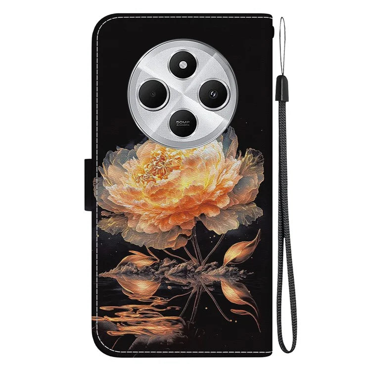 For Xiaomi Redmi 14C 4G Wallet Phone Case Anti-Drop Leather Flip Cover Pattern Printing