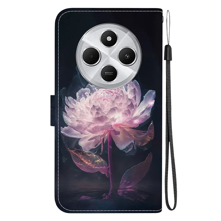 For Xiaomi Redmi 14C 4G Wallet Phone Case Anti-Drop Leather Flip Cover Pattern Printing