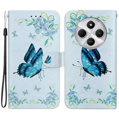 For Xiaomi Redmi 14C 4G Wallet Phone Case Anti-Drop Leather Flip Cover Pattern Printing