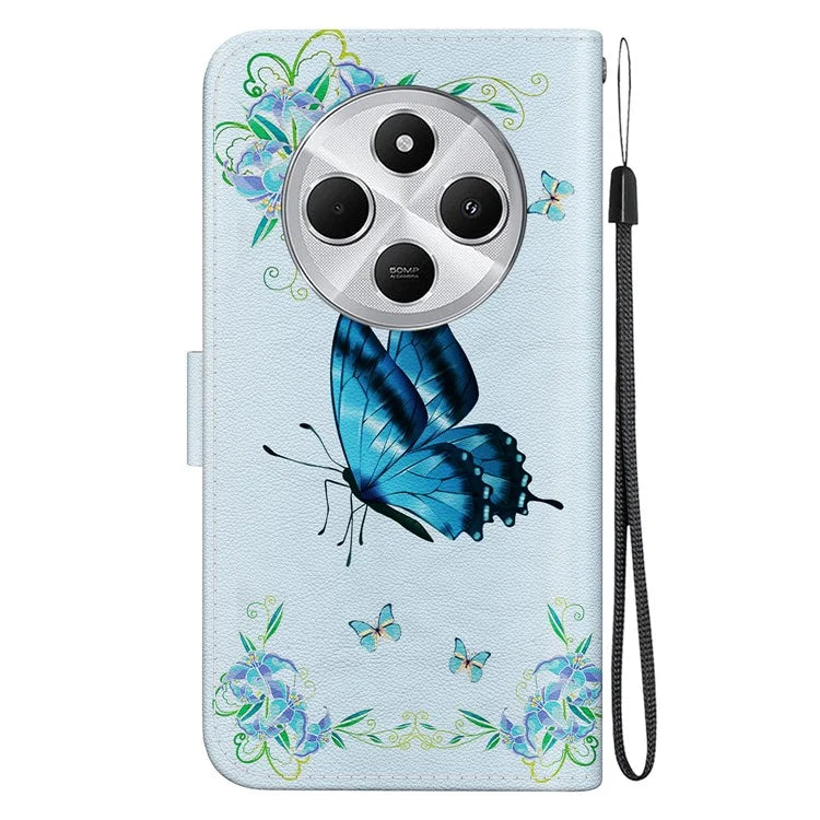 For Xiaomi Redmi 14C 4G Wallet Phone Case Anti-Drop Leather Flip Cover Pattern Printing